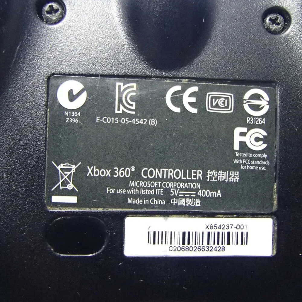 Microsoft Wired Controller for Xbox 360 Joypad X854237-001 Black - Picture 6 of 8